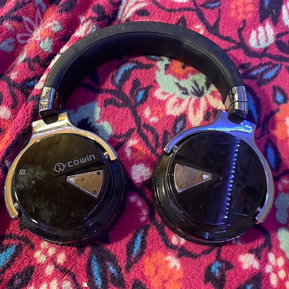 Black headphones